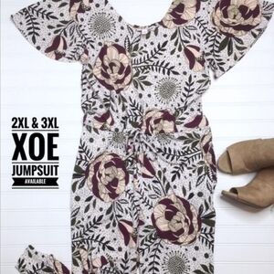Lularoe Xoe Jumpsuit Size XL